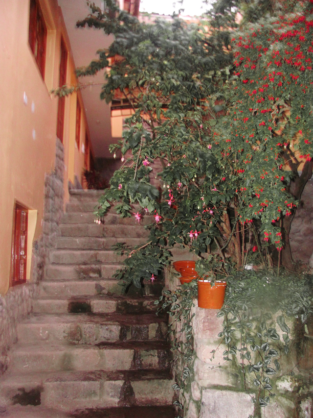 Escalera de piedra incaica